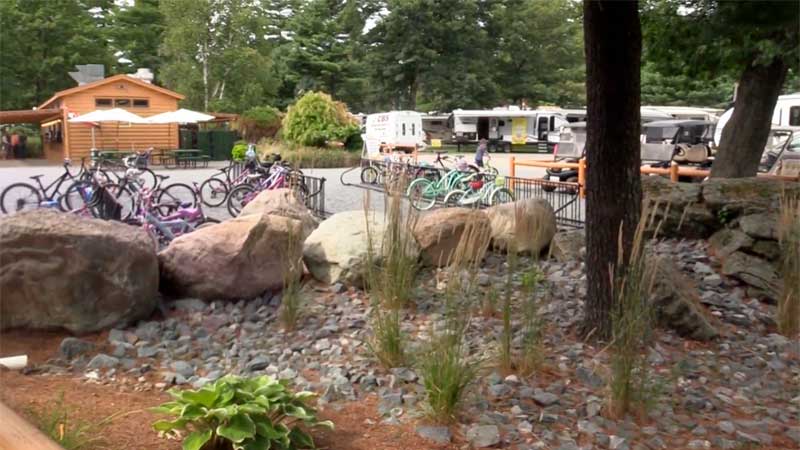 Bicycles at Normandy Farms Campground