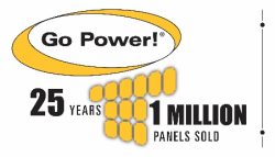 Go Power Logo 25 years